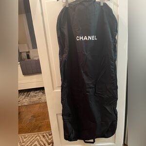 CHANEL Black Top with Silver Zipper